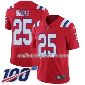 Maillot New England Patriots Terrence Brooks 25 Nike Rouge I 100th - Homme